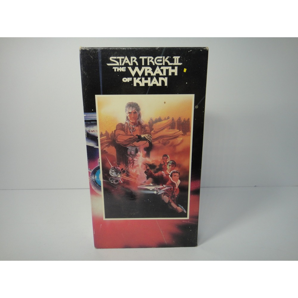 Star Trek II The Wrath of Khan VHS 1982 Paramount Pictures Sci-Fi Movie Vintage
